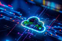 an image of a cloud on a circuit board