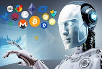 an image of a robot with a lot of cryptic icons